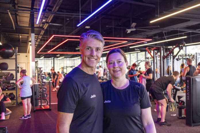 Jetts Peregian Springs owners Matt and Tracey Brown.