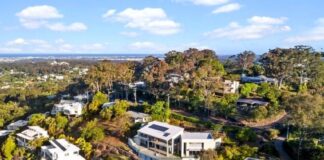 Houses dot the hillside of Buderim.