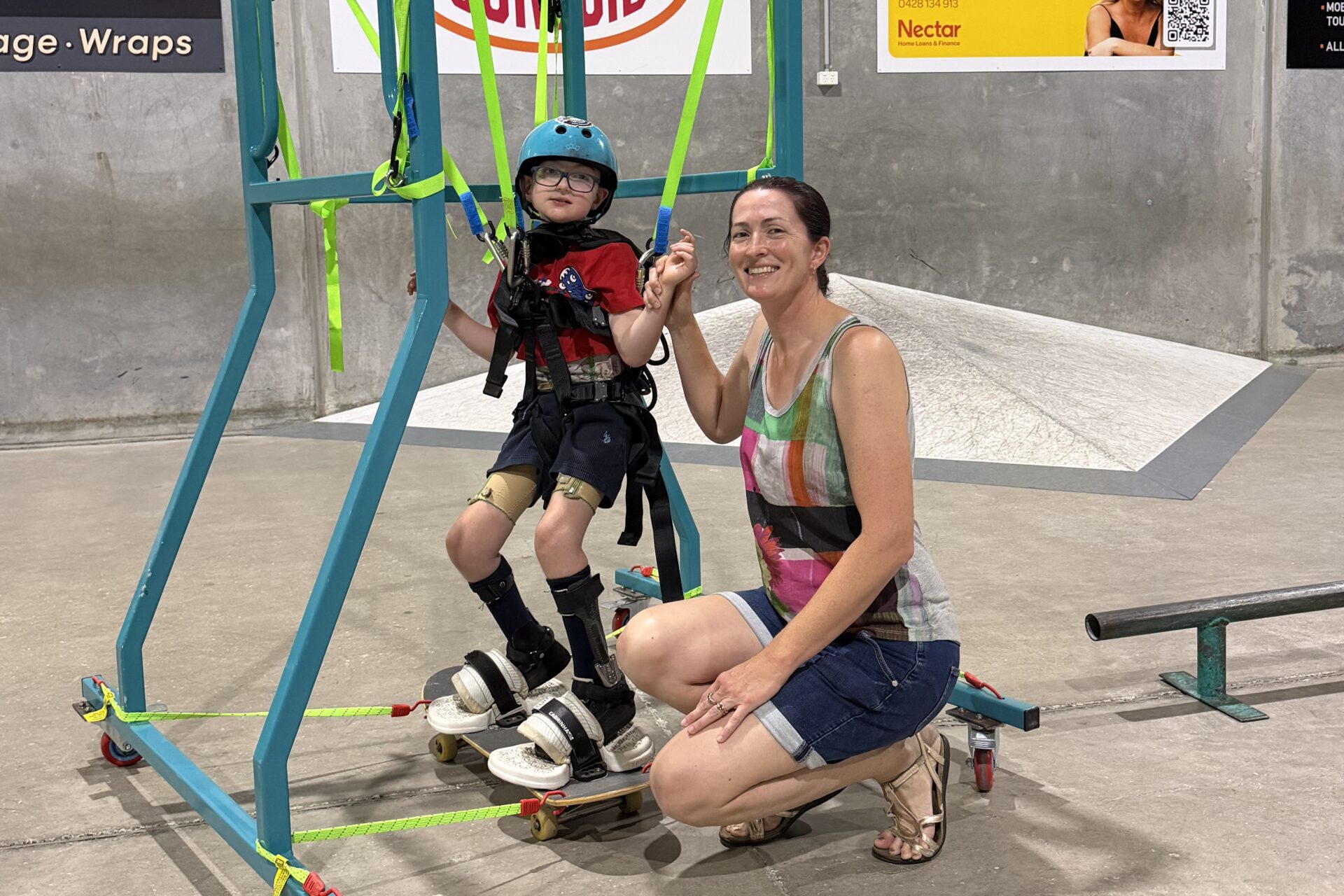 Adaptive skate frame expands access on Coast