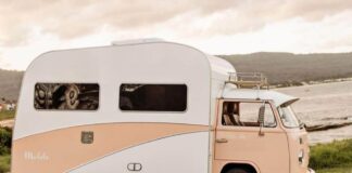 'Peachy', the 1975 Volkswagen retro campervan, is one of only 24 made of its type.