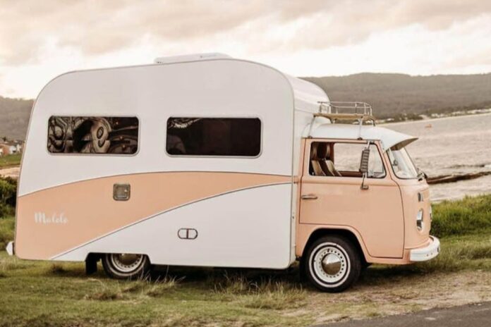 'Peachy', the 1975 Volkswagen retro campervan, is one of only 24 made of its type.
