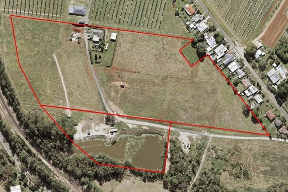 The proposed site at Roberts Street, Glass House Mountains. Picture: I.B Town Planning.