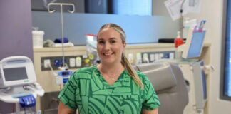Sunshine Coast Health Nurse of the Year Melissa Roberts.