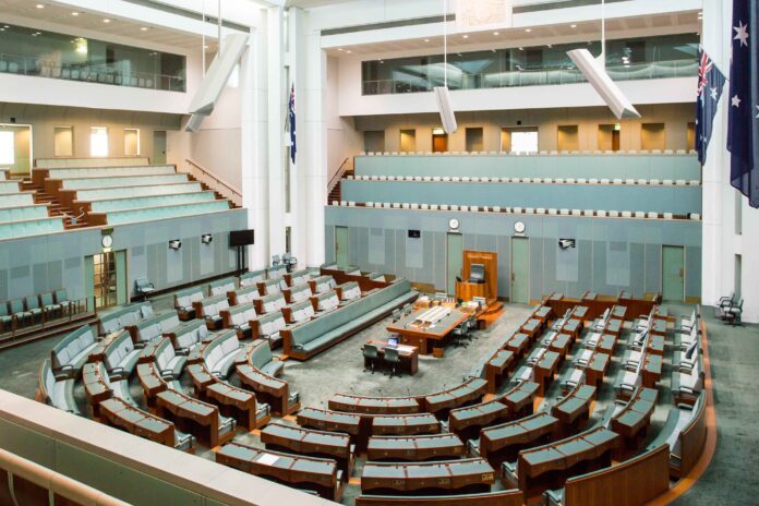 The House of Representatives in Canberra