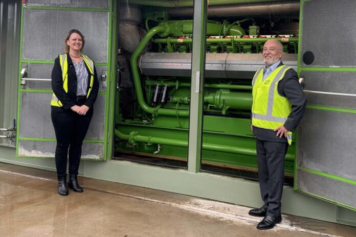 Sunshine Coast Council Deputy Mayor Maria Suarez and LMS Director Stuart Glenn at the new facility.