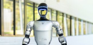 A Unitree G1 robot