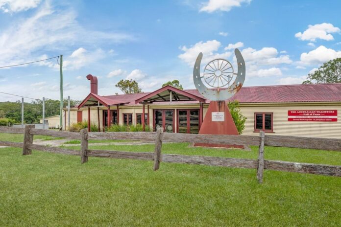 The museum at Glasshouse Mountains Caravan and Camping Park.