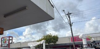 Energex crews are still on the scene assessing repairs. Picture: Adobo Corner/Facebook.