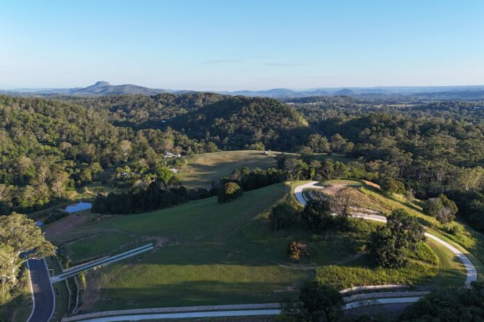 One of the Hazelwood Estate lots in the first land release. Picture: Vision22