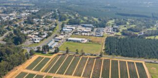 The potential site of the new Beerwah Co-op at 8 Roys Road, Beerwah. Picture: Knight Frank.