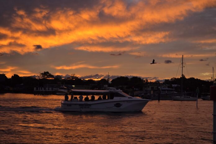 Nick Collins took this sunset photo at Mooloolah River
