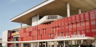 An artist's impression of Caloundra Station.