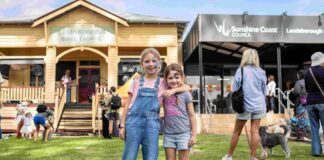 A scene from the Landsborough Museum street festival.