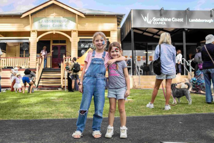 A scene from the Landsborough Museum street festival.