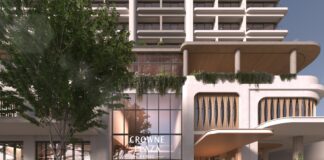 A render of the Crowne Plaza, an approved luxury hotel in the heart of Maroochydore.
