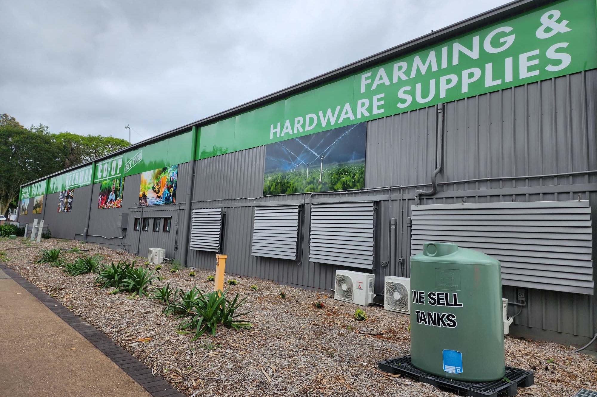 The current Beerwah Co-Op site on Simpson Street.