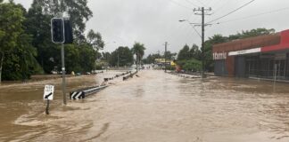 Ex-TC Alfred caused widespread flooding in 2025. Picture: Steele Taylor.