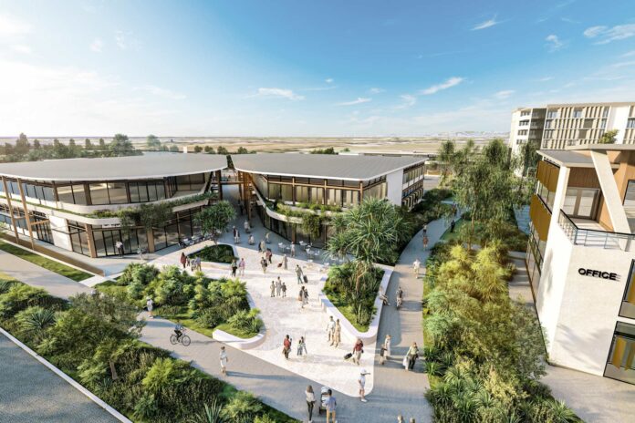 An impression of the retail area within the Gateway Precinct.