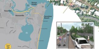 Noosa Council's plans to transform Lorikeet Drive into an 800m Active Street section.