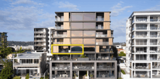 The apartment at 1302/100 Duporth Avenue sits within an exclusive 15-residence waterfront development. Picture: Ray White Maroochydore