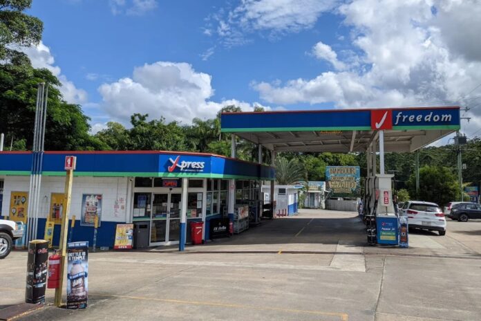 Freedom Fuels said it had not been able to accurately quantify the volume of fuel released because the loss was below the threshold. Picture: Google Street View.