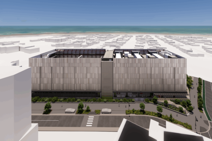 An artist's impression of the SC2 data centre located in Maroochydore. Picture: Architectus.