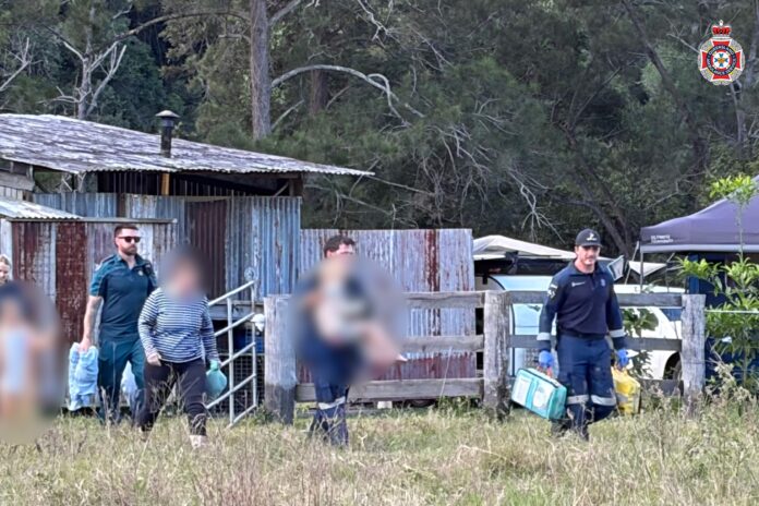 LifeFlight treat boy with burns near Imbil