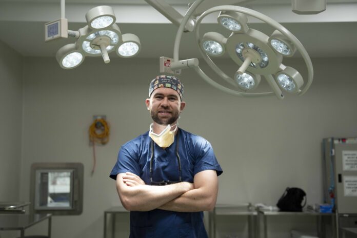 Dr David Sparks, plastic surgeon.