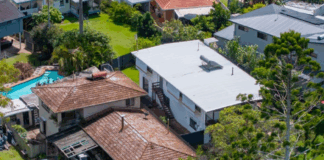 8 and 10 Gilbert Street were individually owned properties sold together.