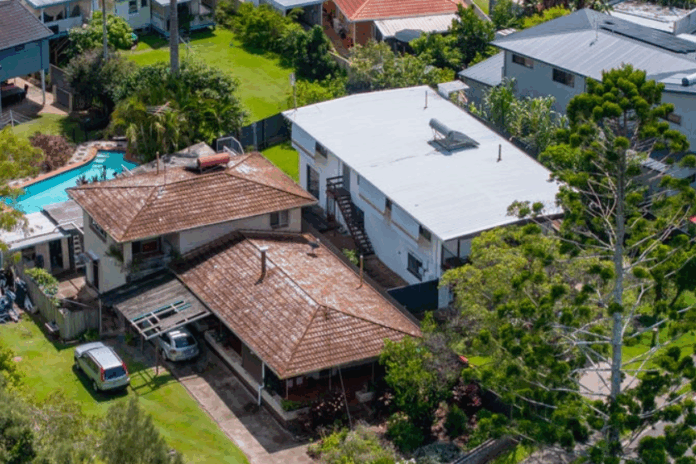 8 and 10 Gilbert Street were individually owned properties sold together.