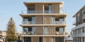 An artist's impression of the apartment complex named 'Lucia Mooloolaba'.