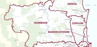 The new map of state electorates on the Sunshine Coast.