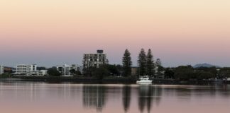 Pre-dawn light at Golden Beach. Photographer Lesley Evans