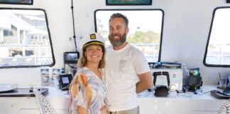 Whales Sunshine Coast co-owners Darren and Carolyn Smith.