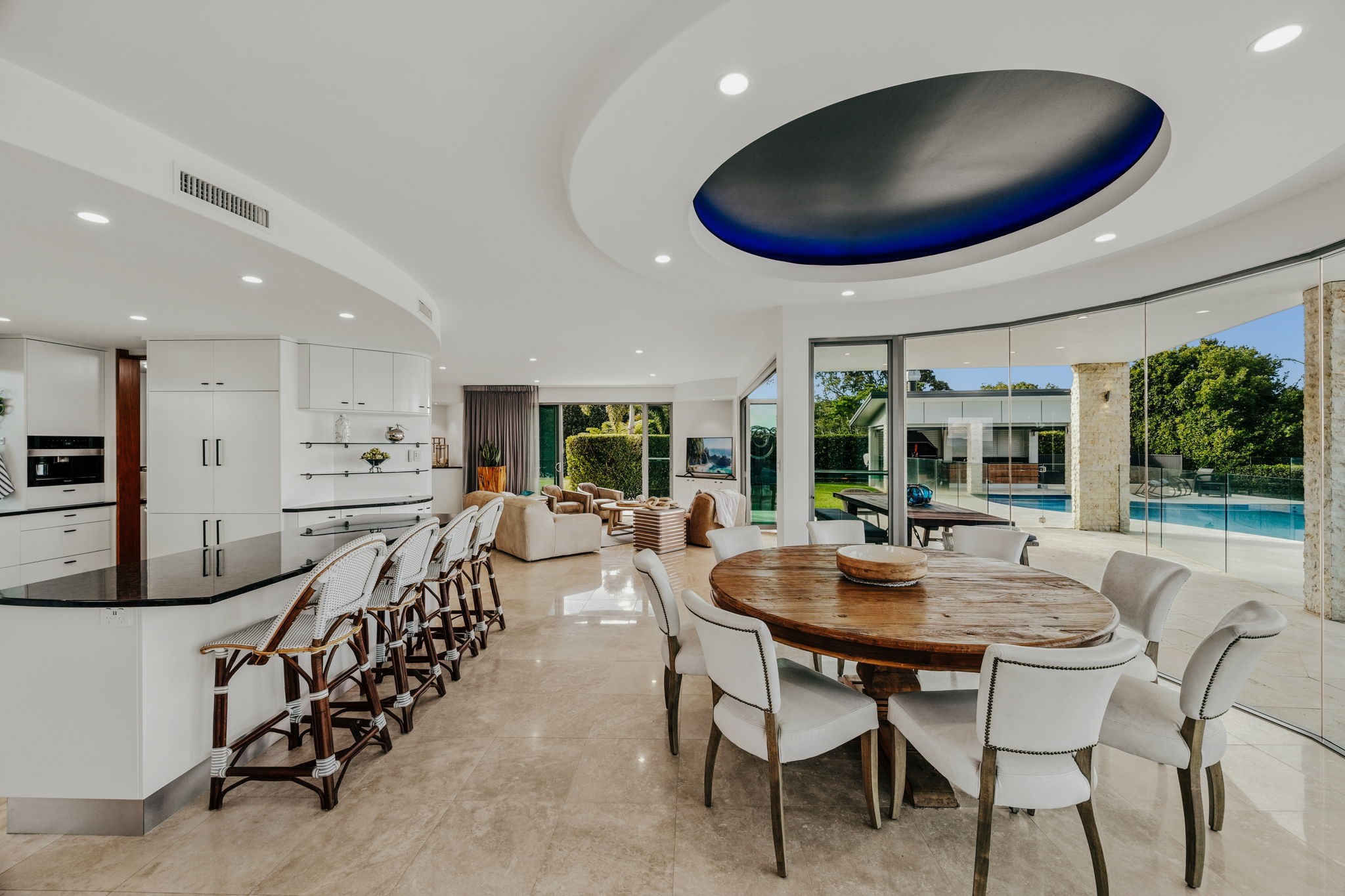 52 Serene Close, Mons: The rectangular island bench is at the heart of the kitchen, which also boasts expanded pantry storage.