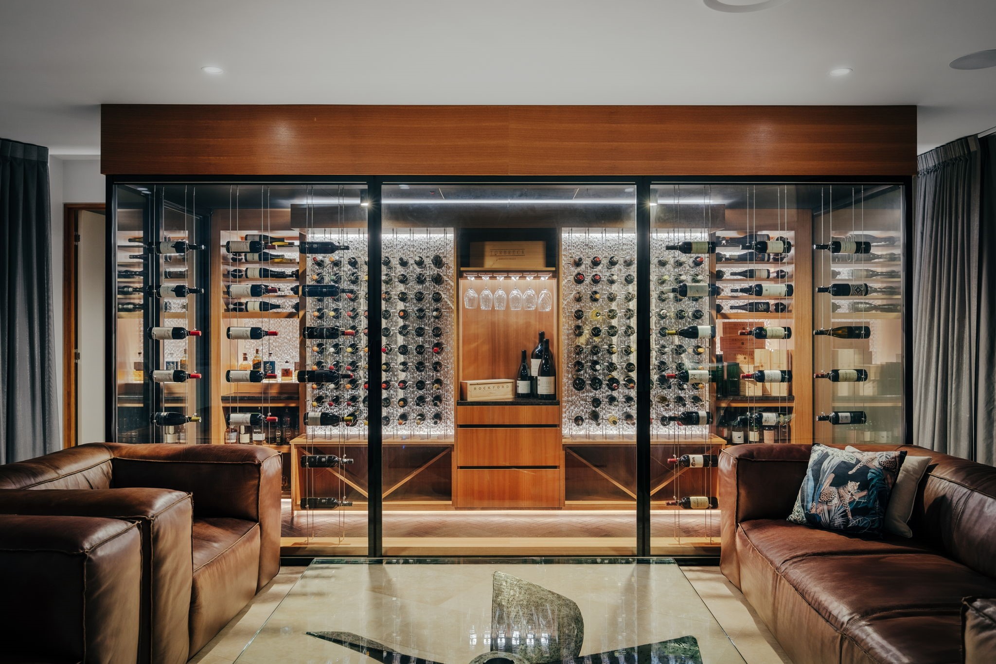 52 Serene Close, Mons: Built for entertaining, the climate-controlled wine cellar can house 500 bottles.