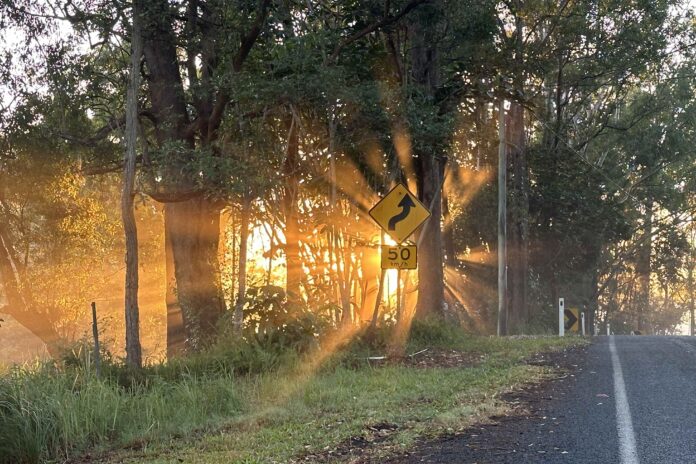 Open road at Kiels Mountain by photographer Sharon Bell
