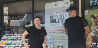 Michelle and Darrell Dalton outside their new store.
