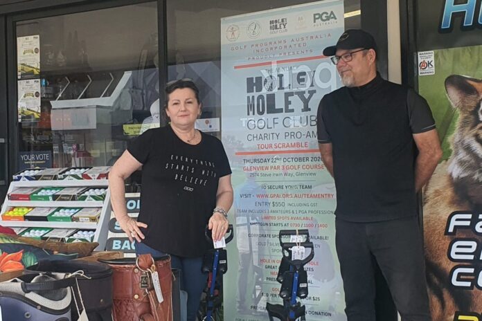 Michelle and Darrell Dalton outside their new store.