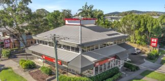 The prominent corner Red Rooster site in Noosaville, now on the market for sale. Picture: RWC Noosa & Sunshine Coast
