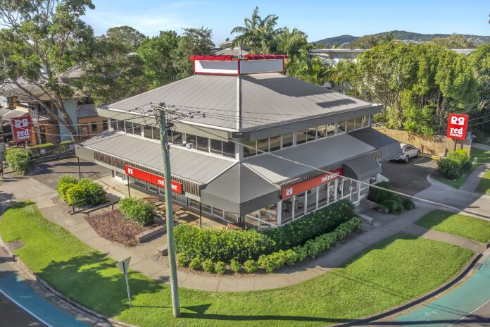 The prominent corner Red Rooster site in Noosaville, now on the market for sale. Picture: RWC Noosa & Sunshine Coast