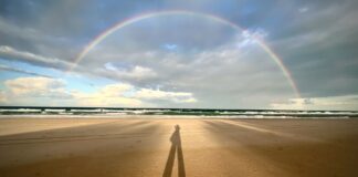 Photo of the day Jasmine Westerman rainbow Peregian Beach