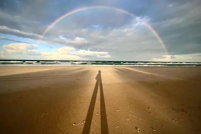 Photo of the day Jasmine Westerman rainbow Peregian Beach