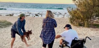A family enjoys Point Cartwright, where dog access rules have changed under Sunshine Coast Council’s new plan. Picture: Facebook - Christian Dickson