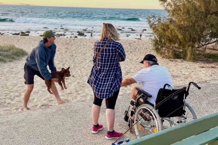 A family enjoys Point Cartwright, where dog access rules have changed under Sunshine Coast Council’s new plan. Picture: Facebook - Christian Dickson