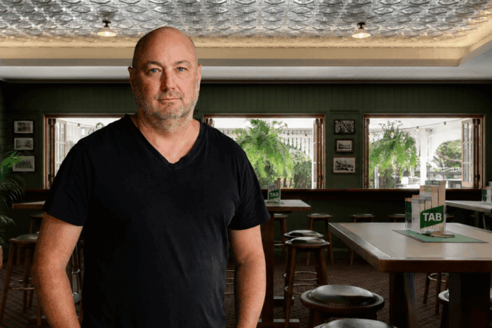 Rob Comiskey at The Imperial Hotel Eumundi, where TAB facilities will be removed. Picture: Supplied
