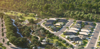 An artist's impression of how Precinct 1 at Wises Farm will look. Picture: QM Properties.