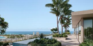 How the rooftop pool could look in the Rivienne development. Picture: Habitat Development Group.