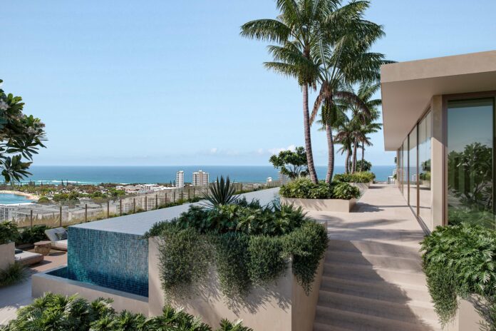 How the rooftop pool could look in the Rivienne development. Picture: Habitat Development Group.
