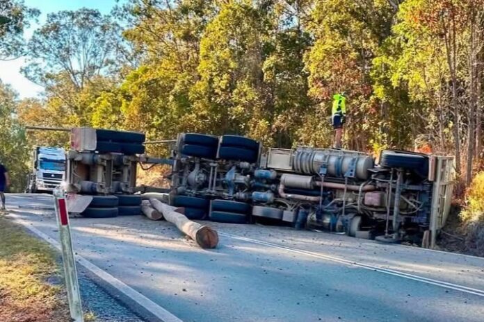 Truck rollover